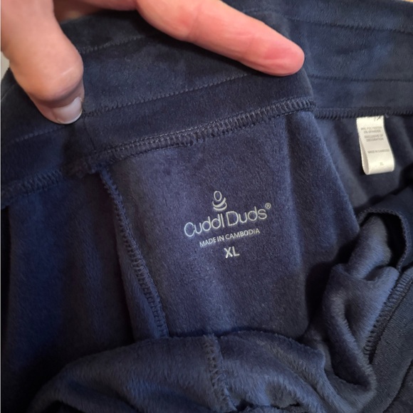 Cuddle Duds velour pants size  XL - Picture 3 of 5